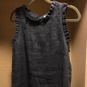 Blue ruffle-sleeve Sundress, size XS, never worn